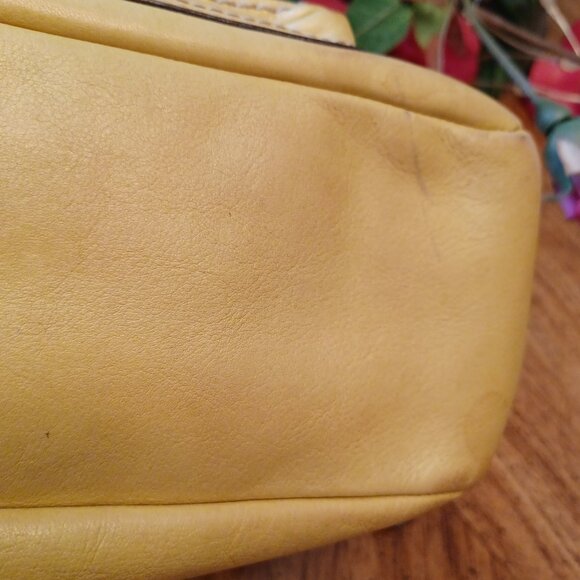 Coach 65th Anniversary Legacy Yellow Leather Satchel - Picture 9 of 12
